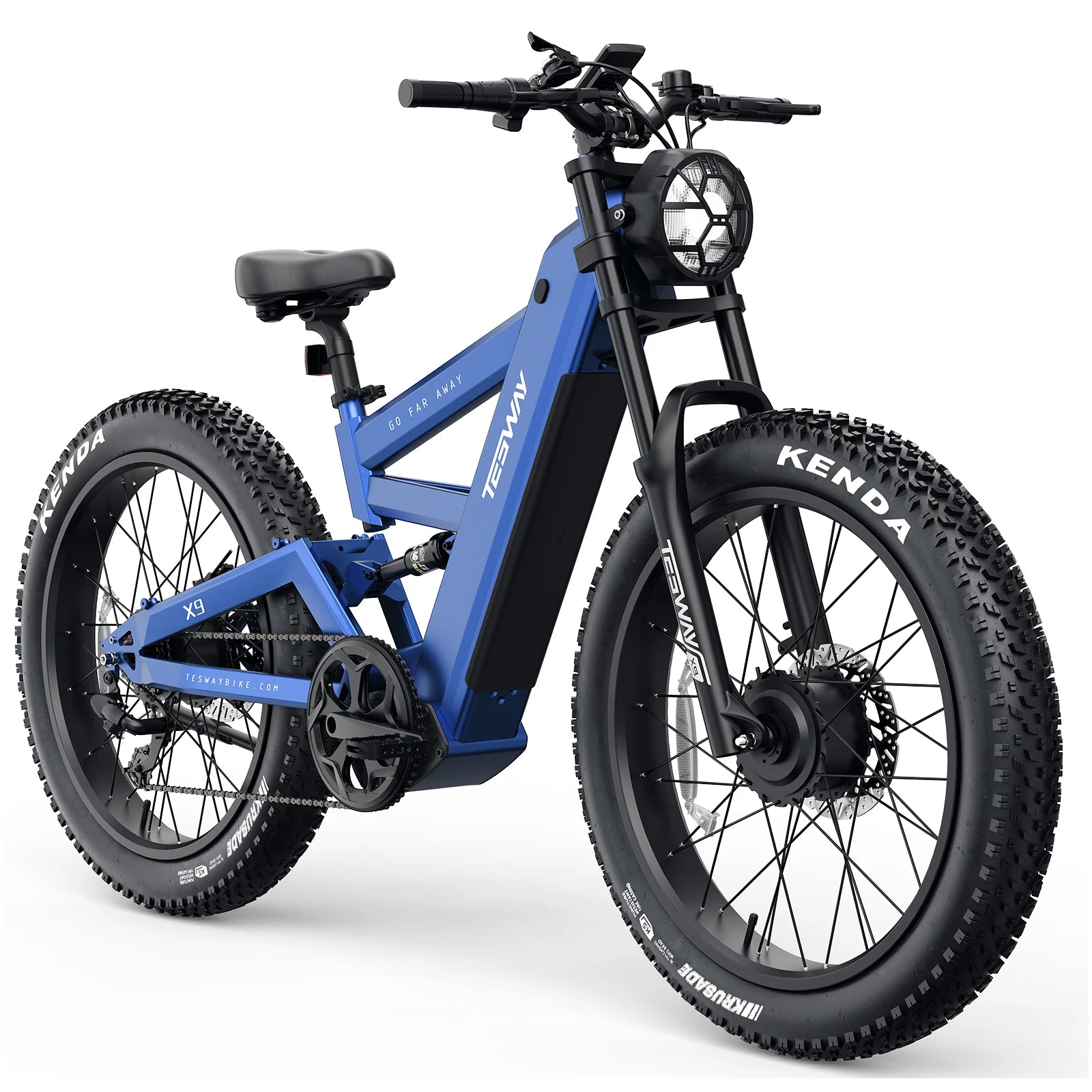 TESWAY X9 AWD - 4000W Dual Motors Electric Mountain Bike