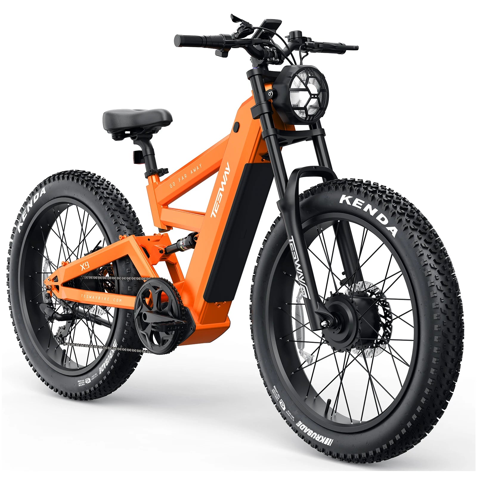 TESWAY X9 AWD - 4000W Dual Motors Electric Mountain Bike