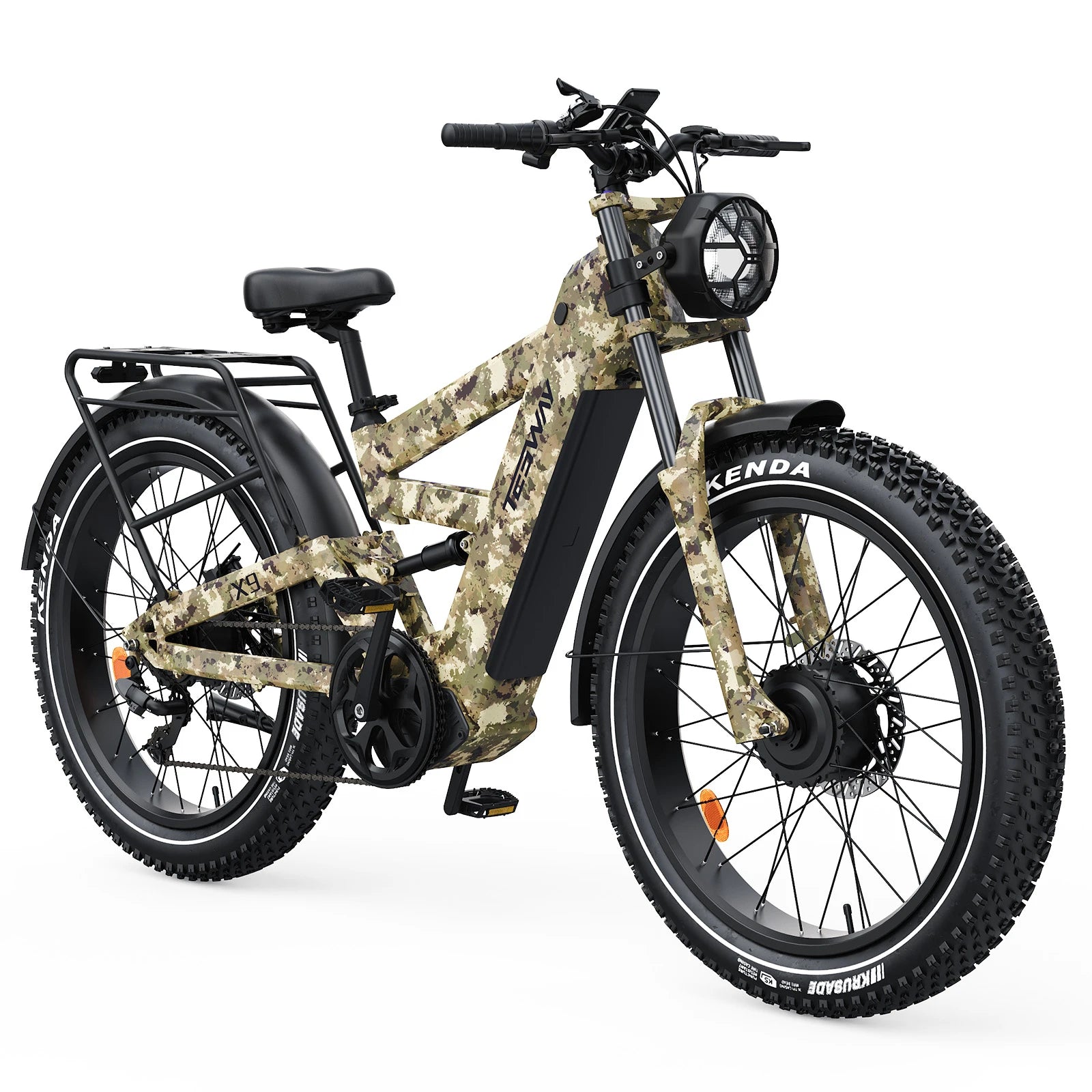 TESWAY X9 Ultra Samsung Battery 60V Dual Motor Electric Mountain Bike