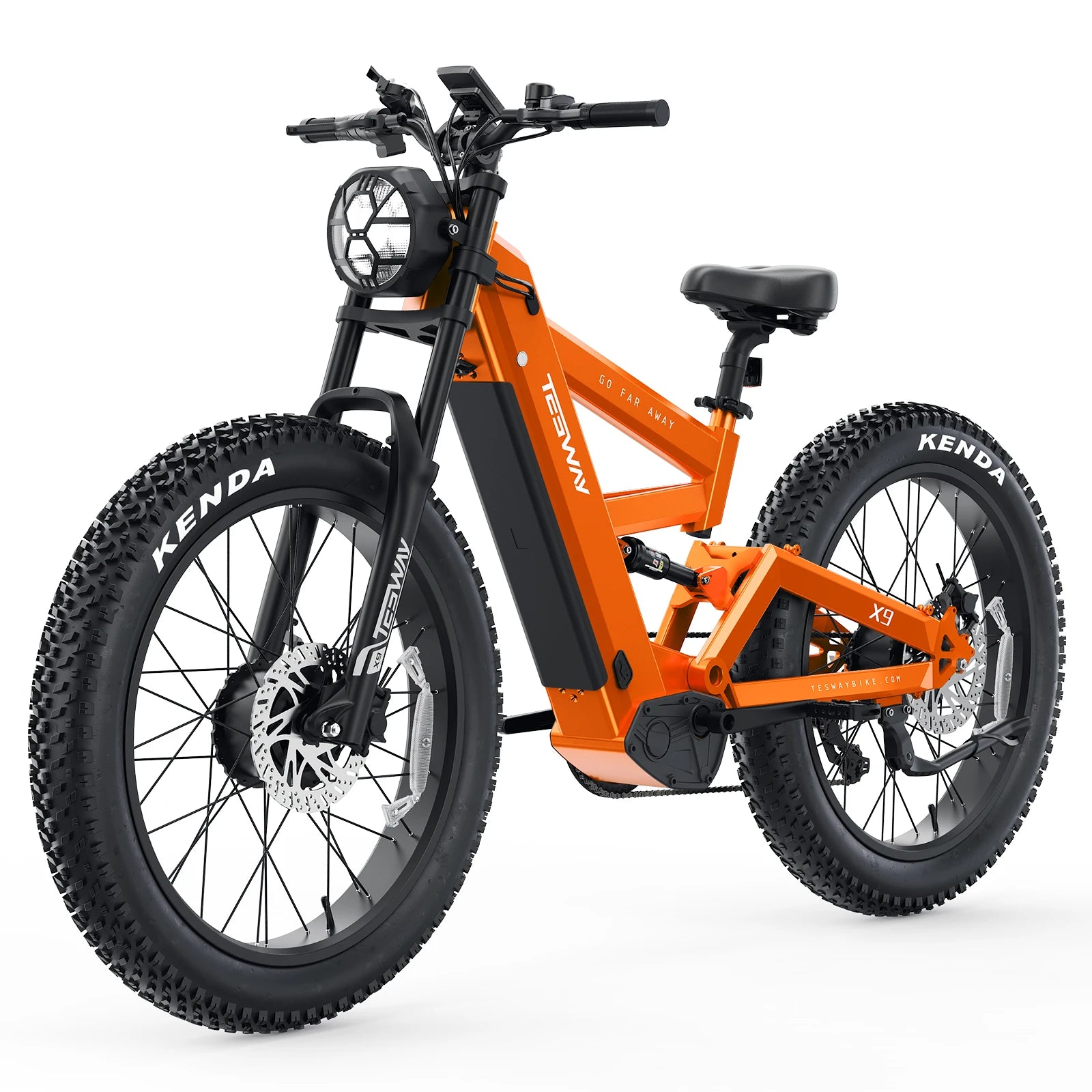 TESWAY X9 AWD - 4000W Dual Motors Electric Mountain Bike