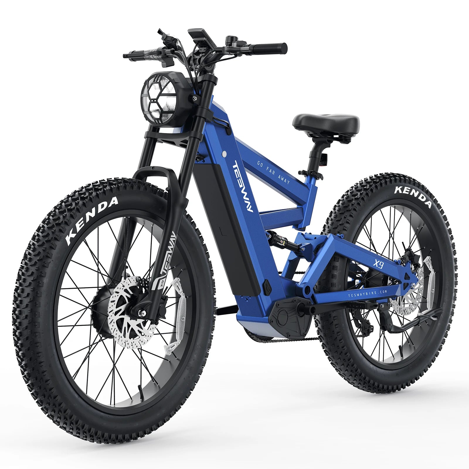 TESWAY X9 AWD - 4000W Dual Motors Electric Mountain Bike