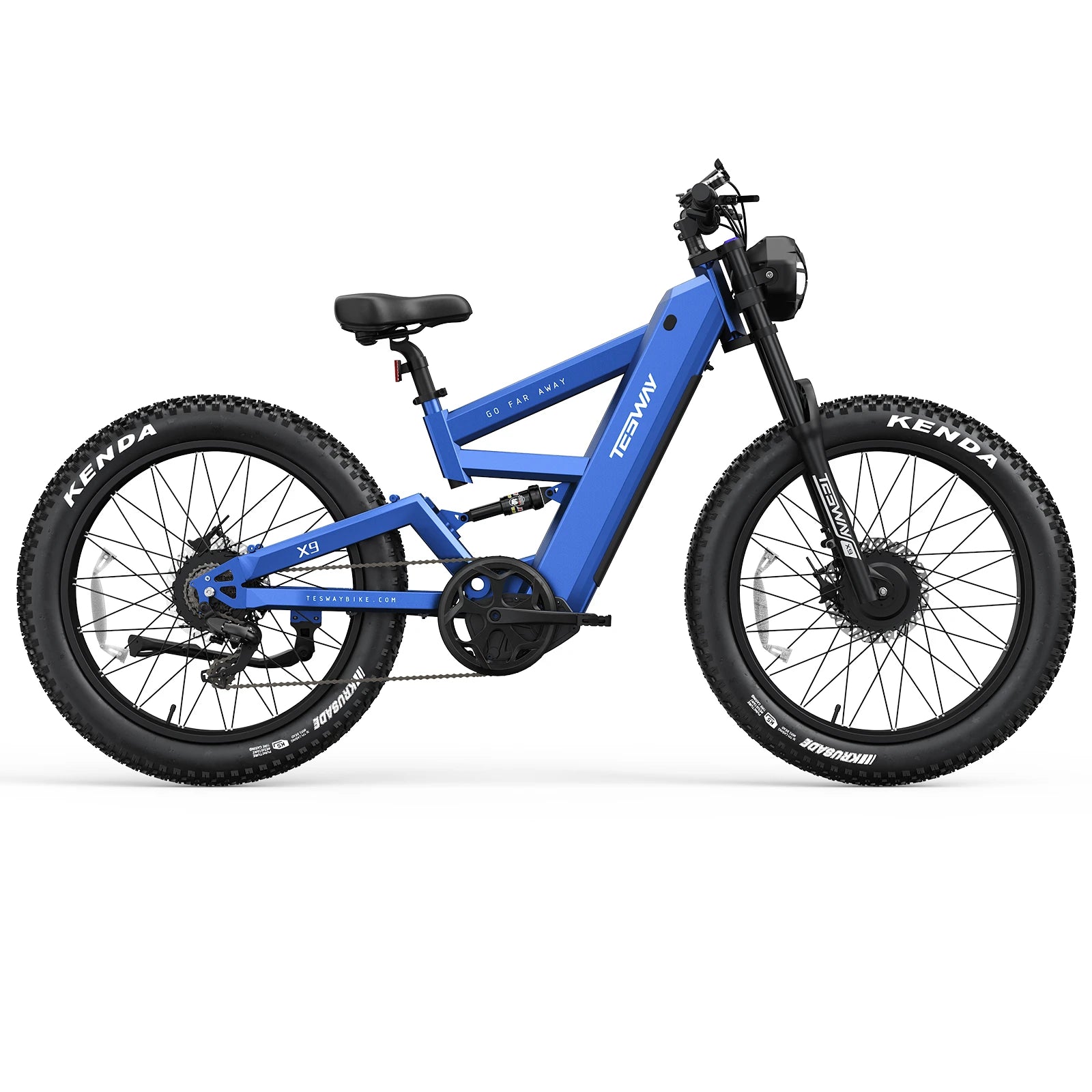 TESWAY X9 AWD - 4000W Dual Motors Electric Mountain Bike