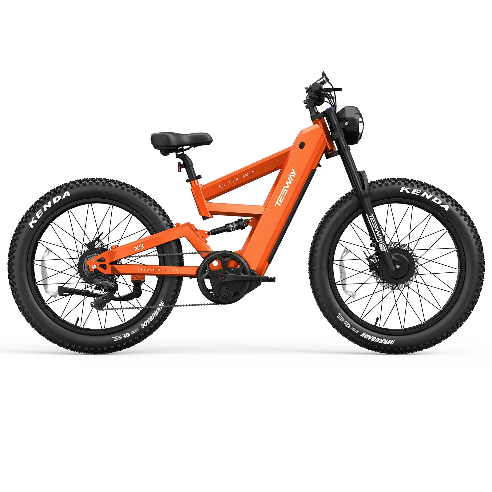 TESWAY X9 AWD - 4000W Dual Motors Electric Mountain Bike