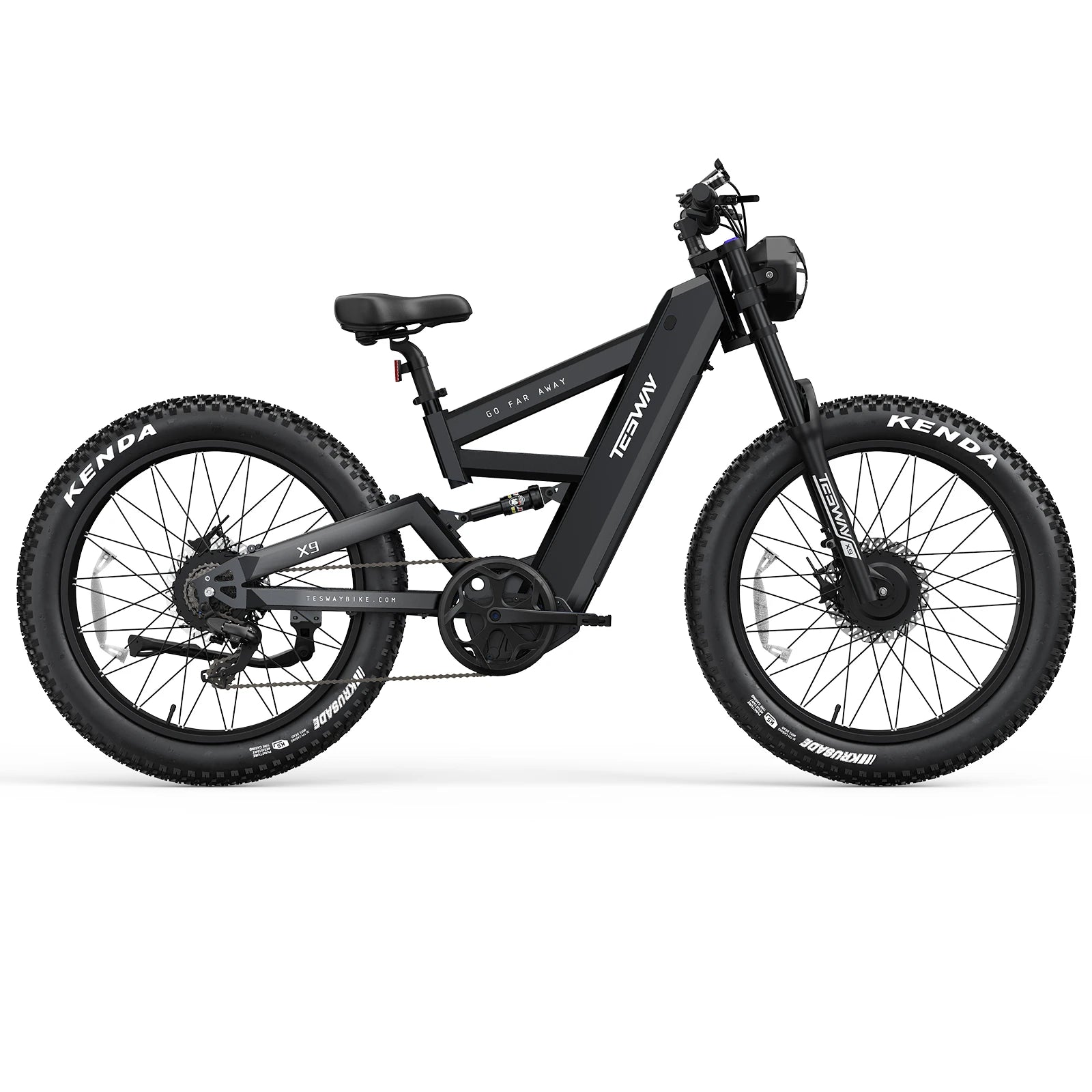 TESWAY X9 AWD - 4000W Dual Motors Electric Mountain Bike