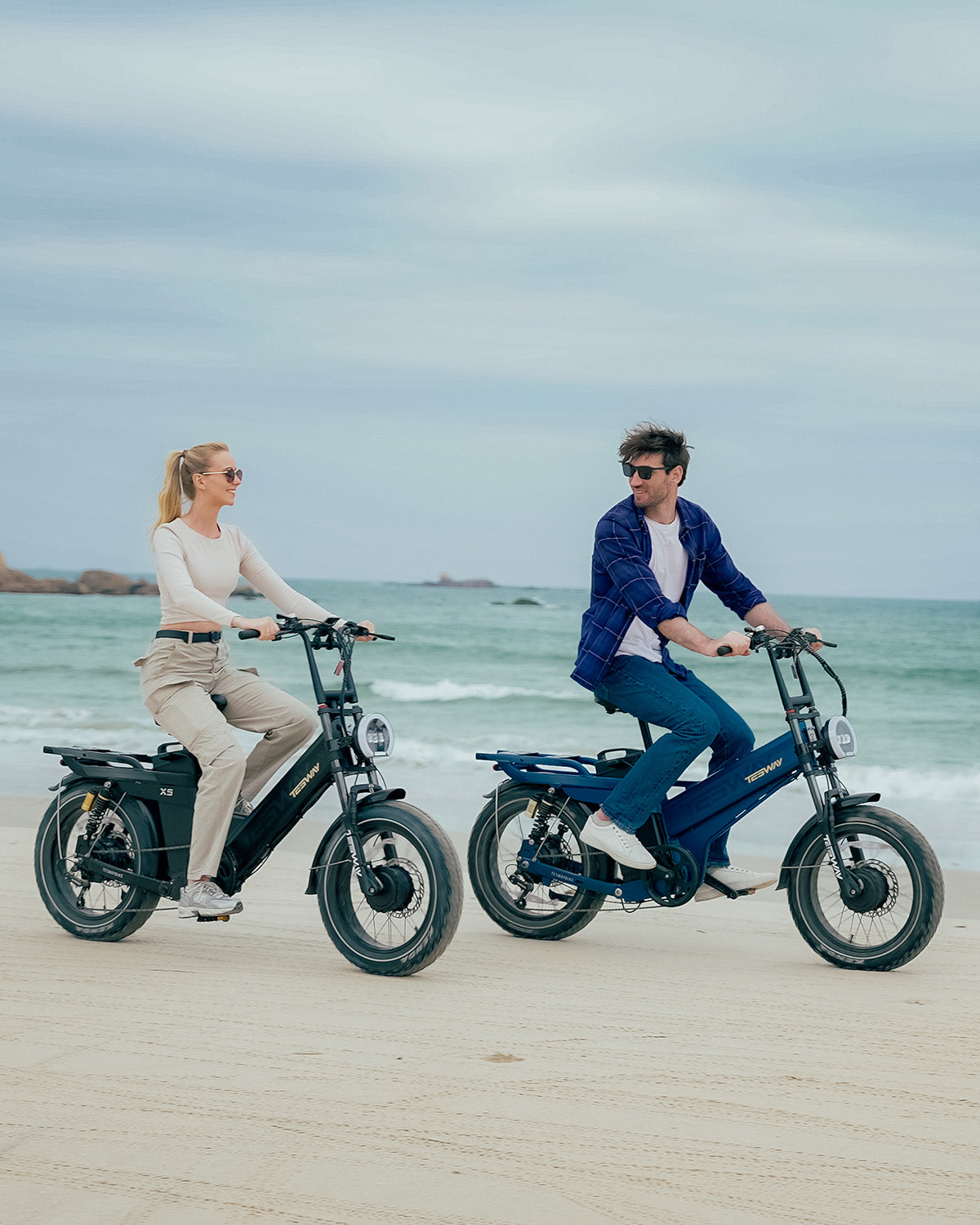 TESWAY X5 AWD Step-Thru E-Bike – Easy Mount 3000W Dual Motor