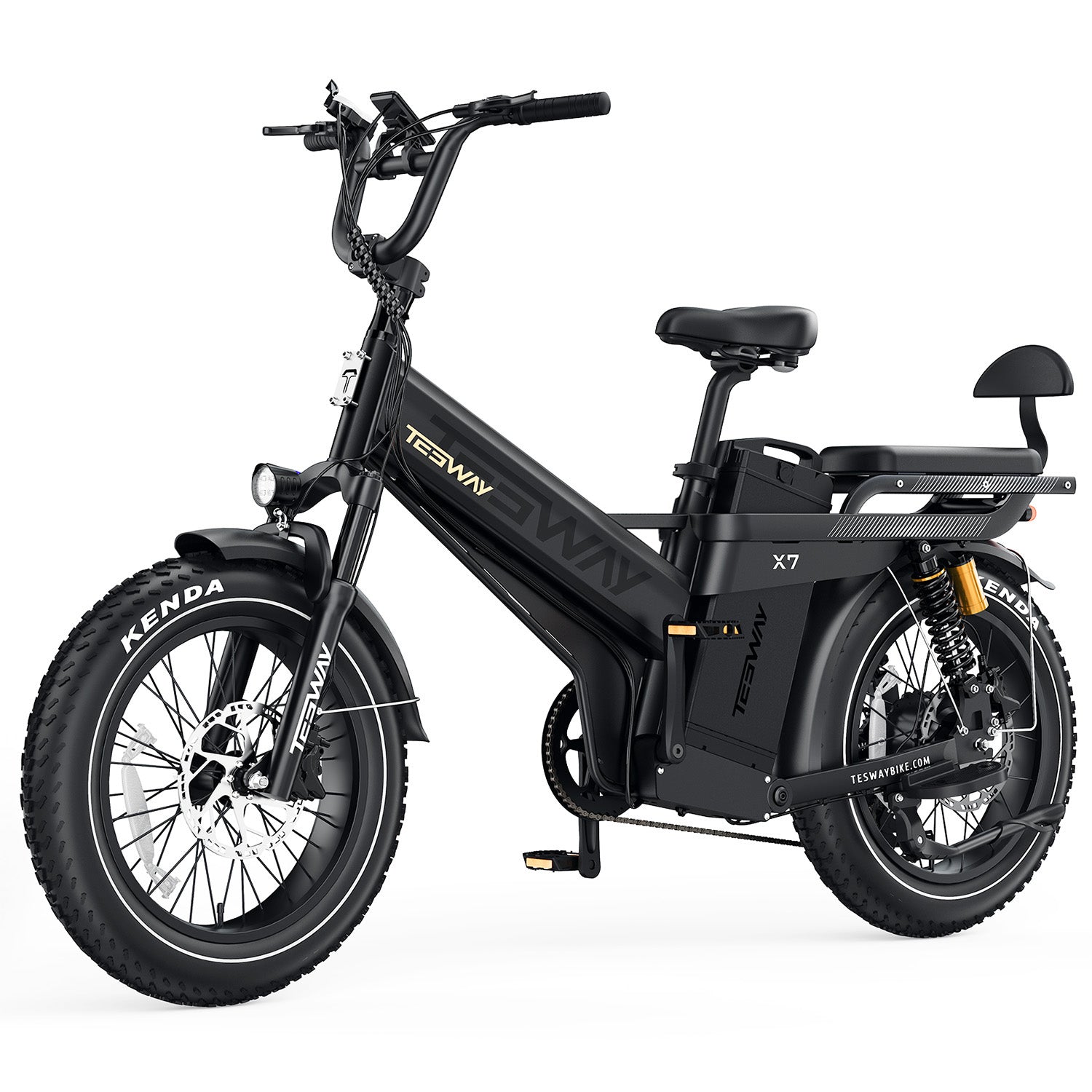 Tesway X7 Pro 48V 60Ah 200 Miles Long Range Ebike 20''x4.0'' Fat