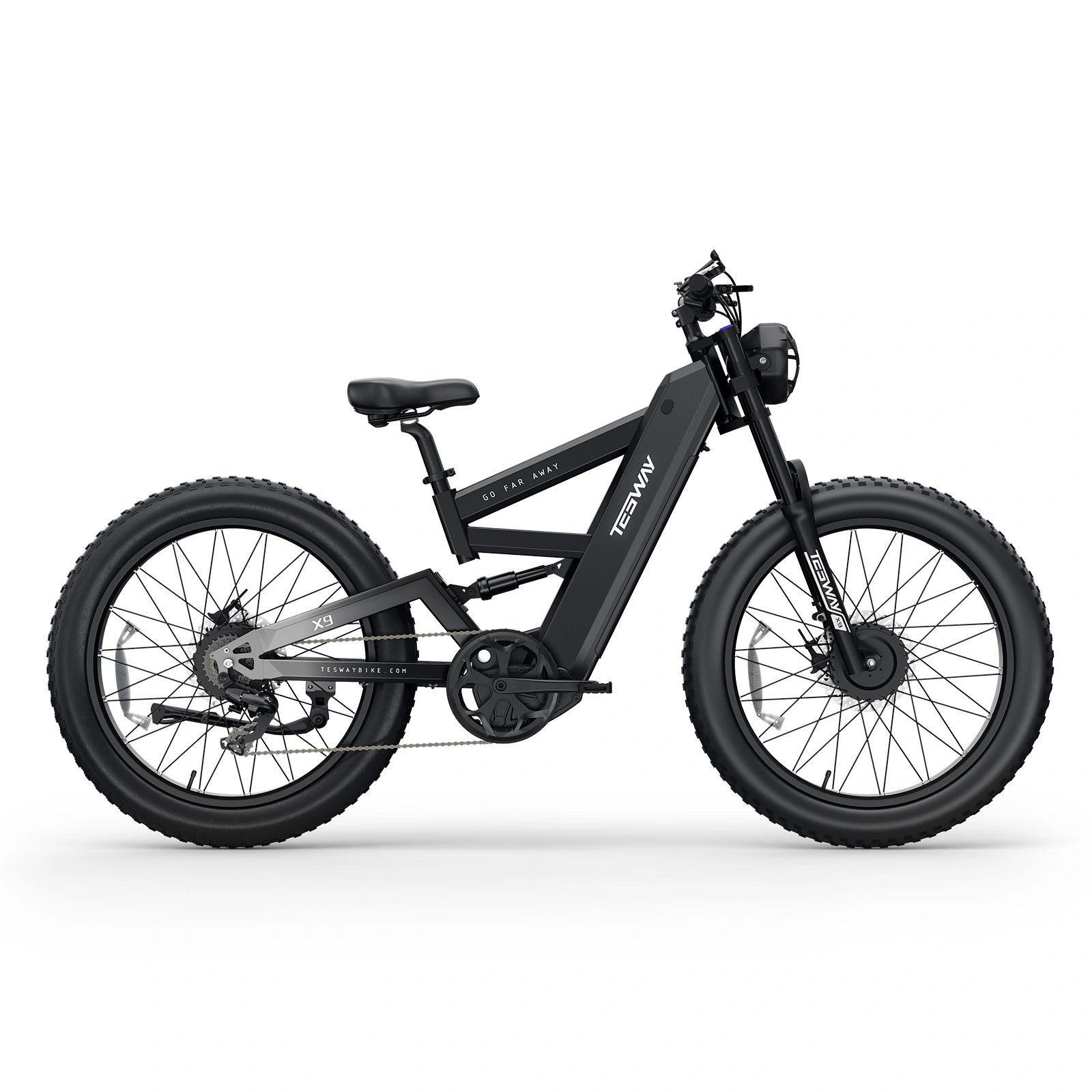 TESWAY X9 AWD - 4000W Dual Motors Electric Mountain Bike