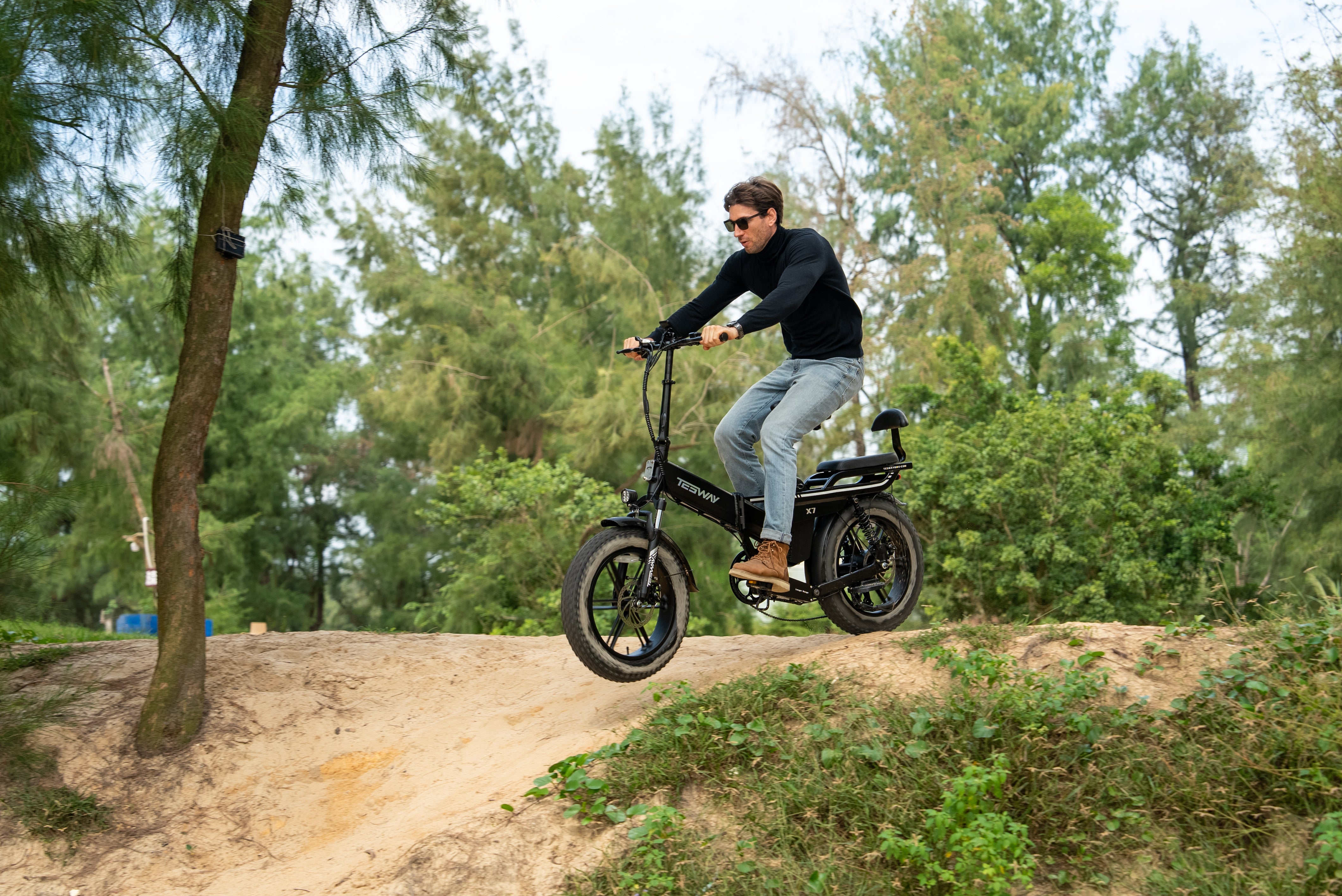 Tesway x5 folding electric bike 