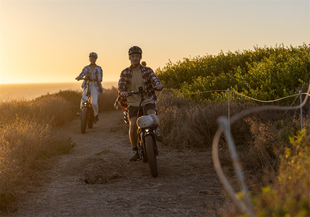 TESWAY allows you to ride smoothly on rugged trails