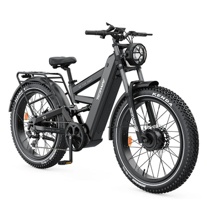 TESWAY X9 Ultra Samsung Battery 60V Dual Motor Electric Mountain Bike