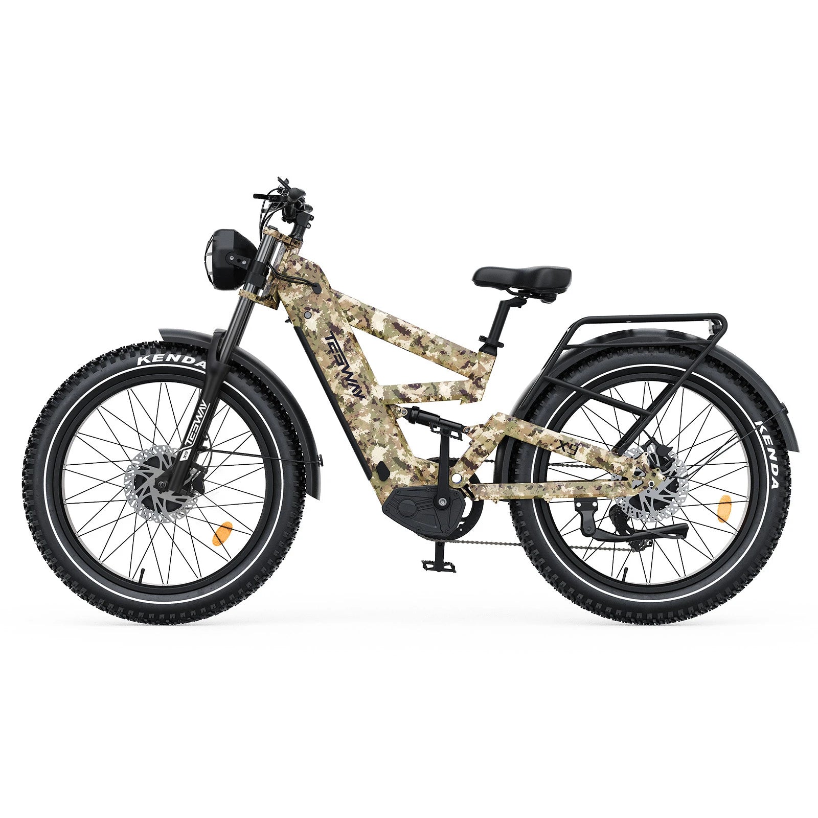 TESWAY X9 Ultra Samsung Battery 60V Dual Motor Electric Mountain Bike