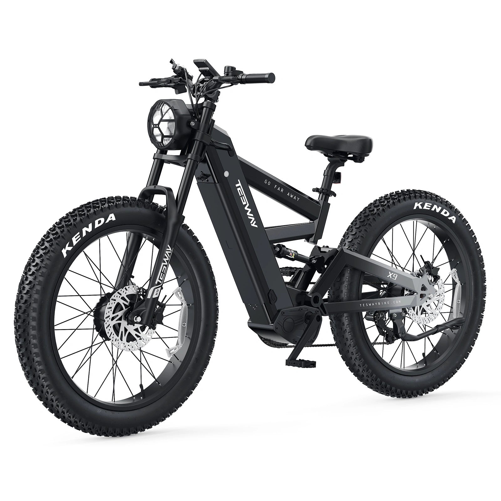 TESWAY X9 AWD - 4000W Dual Motors Electric Mountain Bike