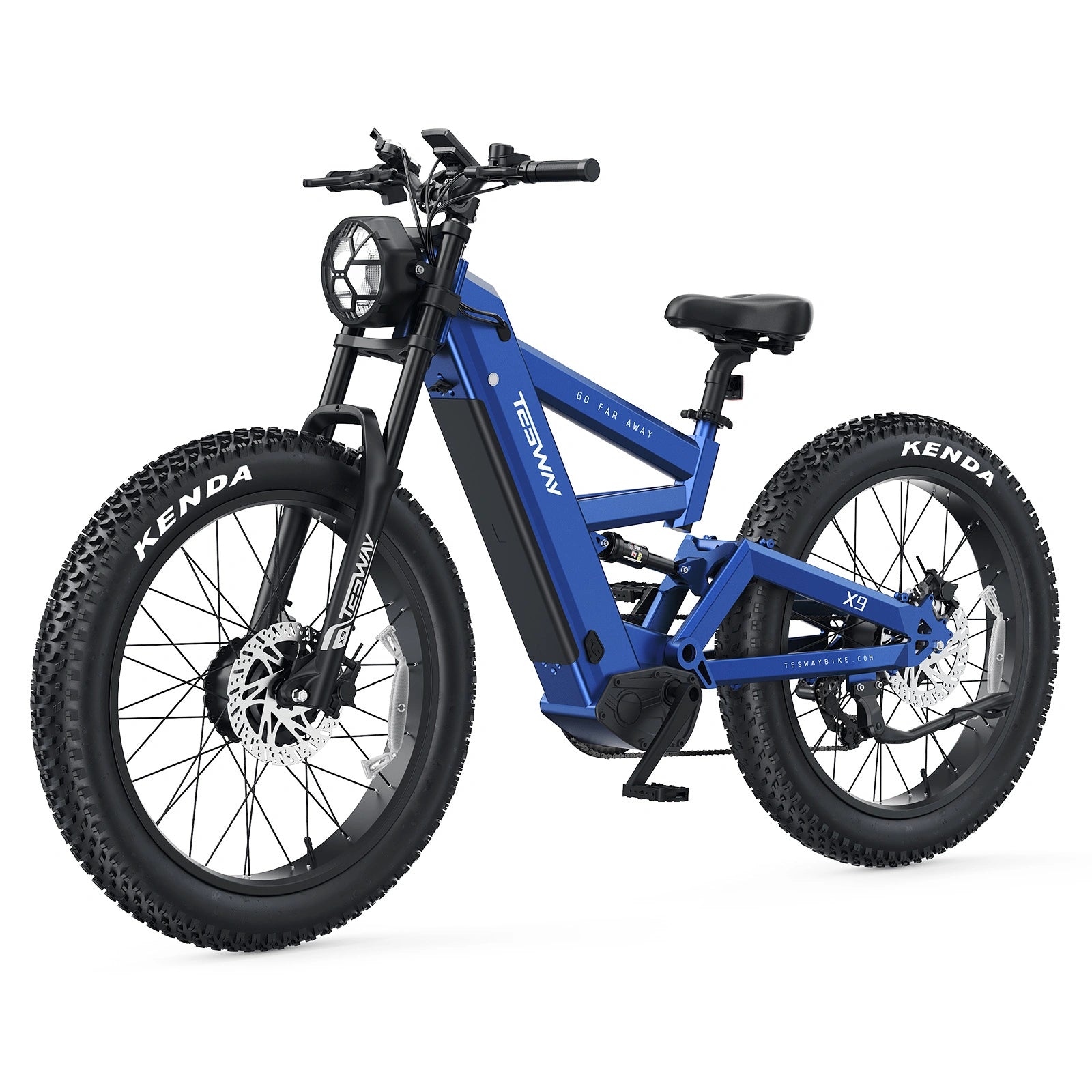 TESWAY X9 AWD - 4000W Dual Motors Electric Mountain Bike