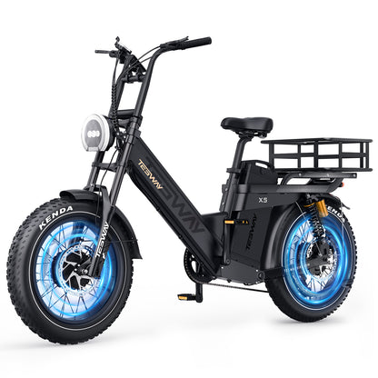 TESWAY Large Rear Rack Basket