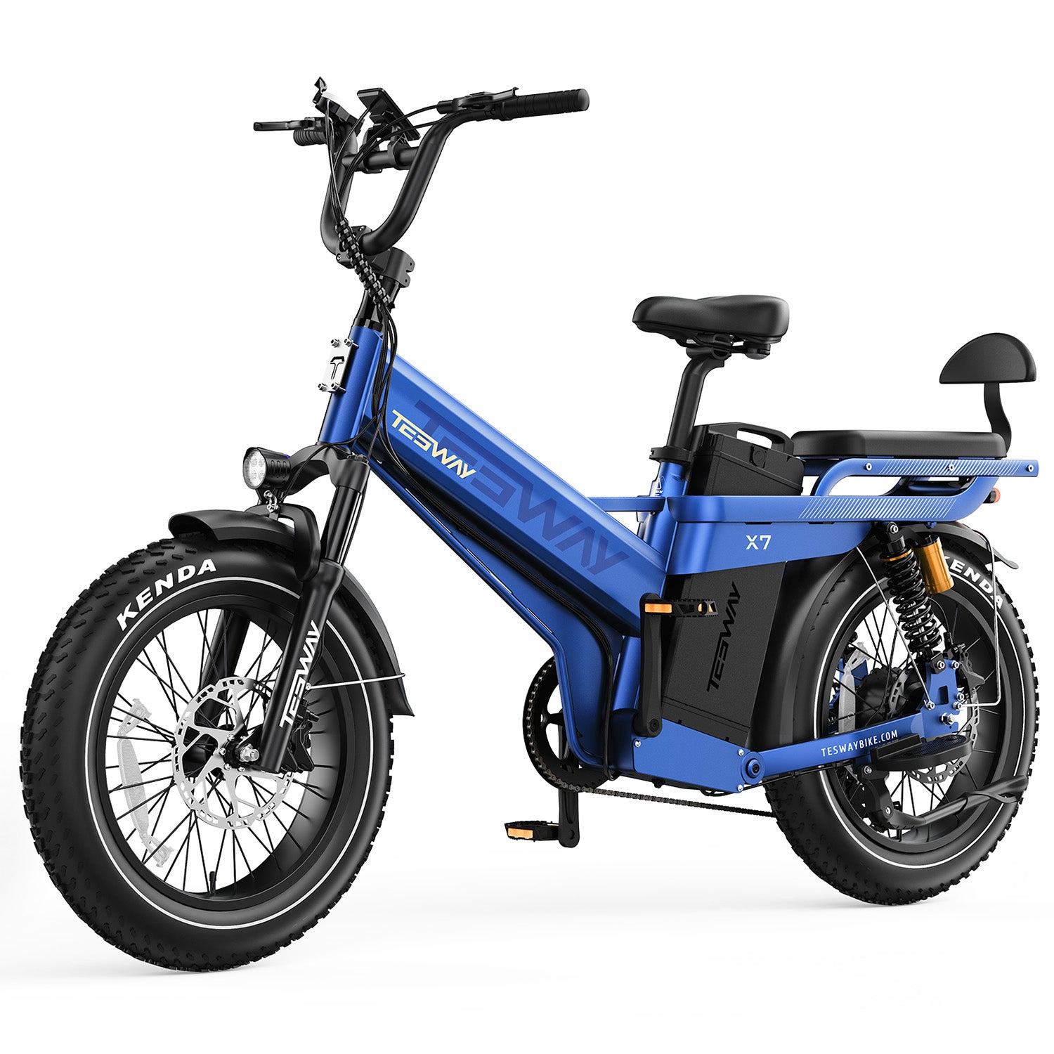 Tesway X7 Pro 48V 60Ah 200 Miles Long Range Ebike 20''x4.0'' Fat